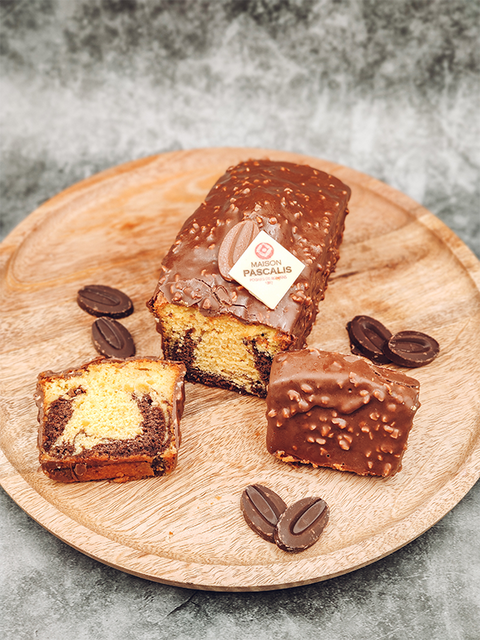 Cake marbré chocolat