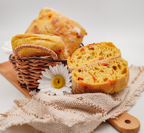 Ciabatta curry-chorizo